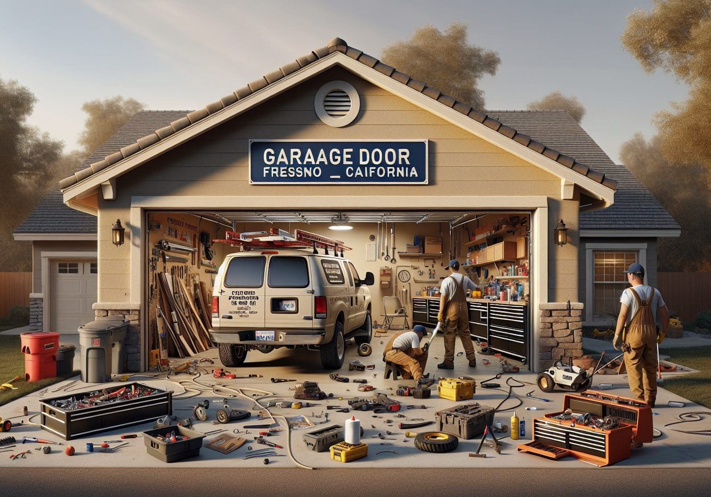 professional garage door service fresno ca