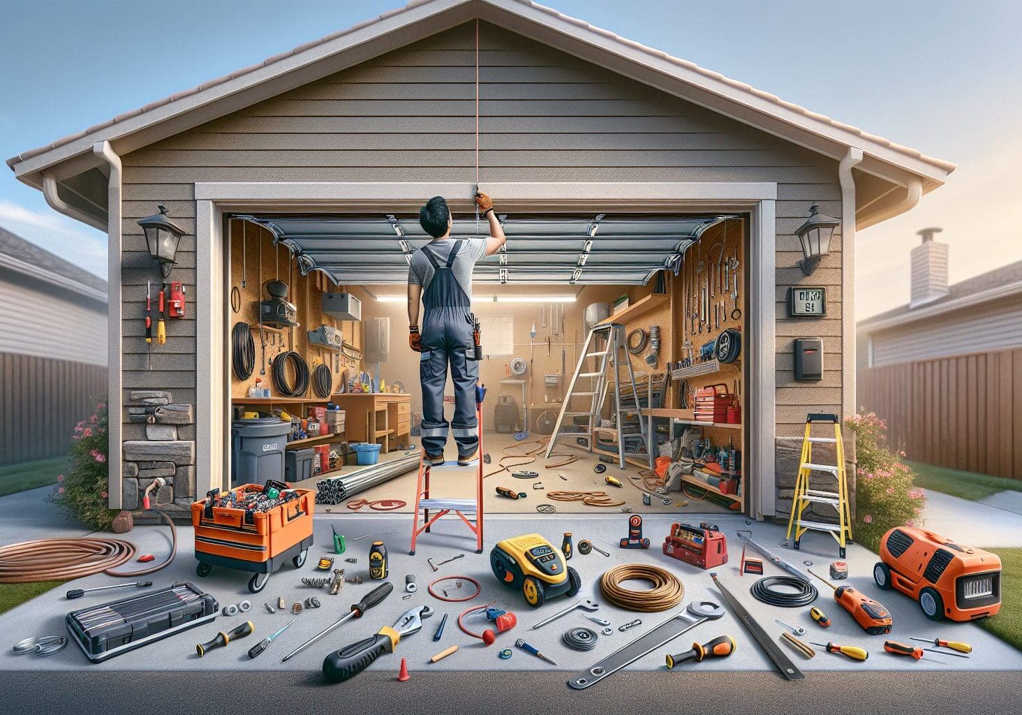 garage door maintenance tips clovis