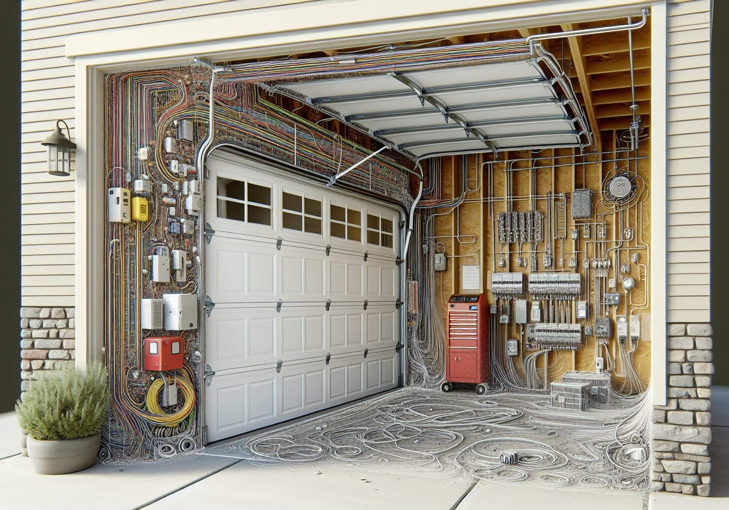 fresno garage door opener wiring inspection