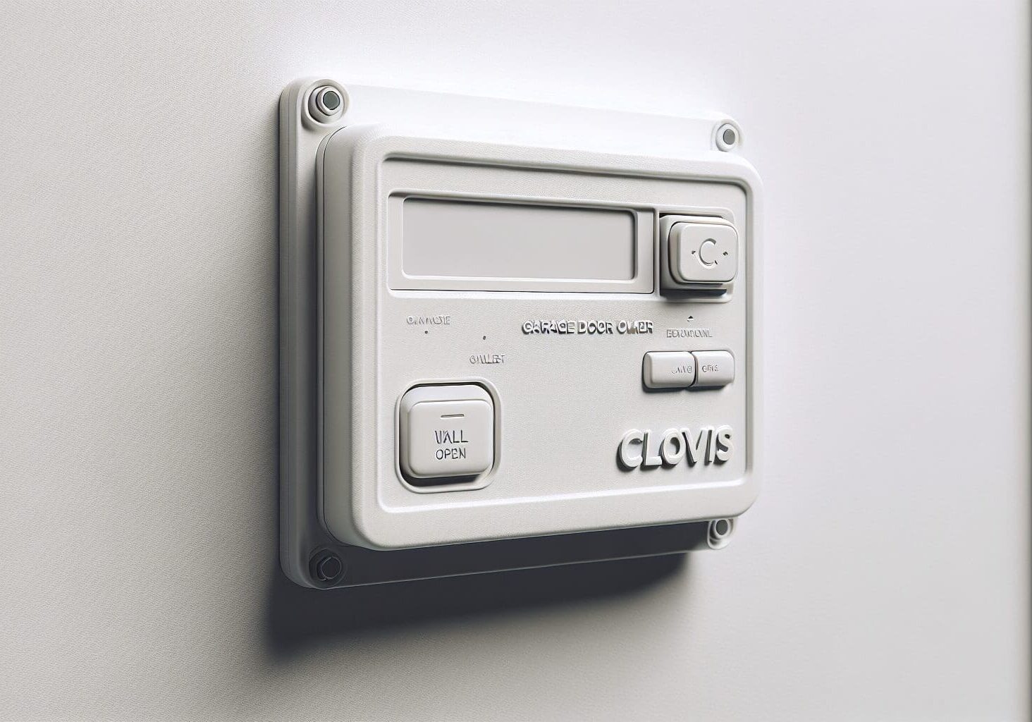 clovis garage door opener wall control replacement